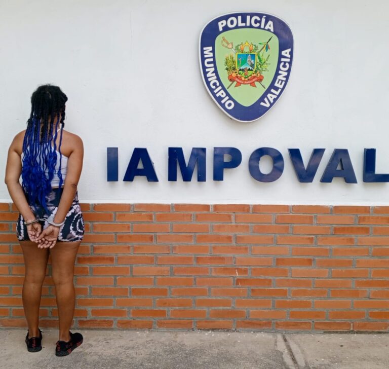Policía Municipal de Valencia capturó a mujer dedicada al microtráfico de drogas en San Blas