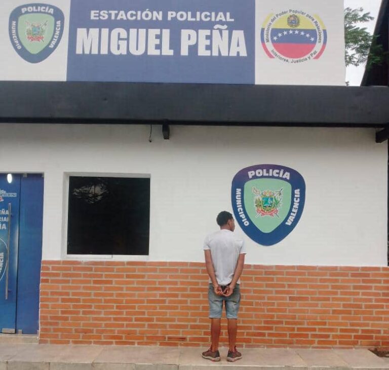 Policía Municipal de Valencia capturó a hombre por robo a mano armada en Ciudad Chávez