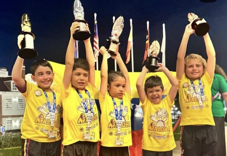 Venezuela conquista 5 trofeos en el Campeonato Internacional de Cálculo en Camboya