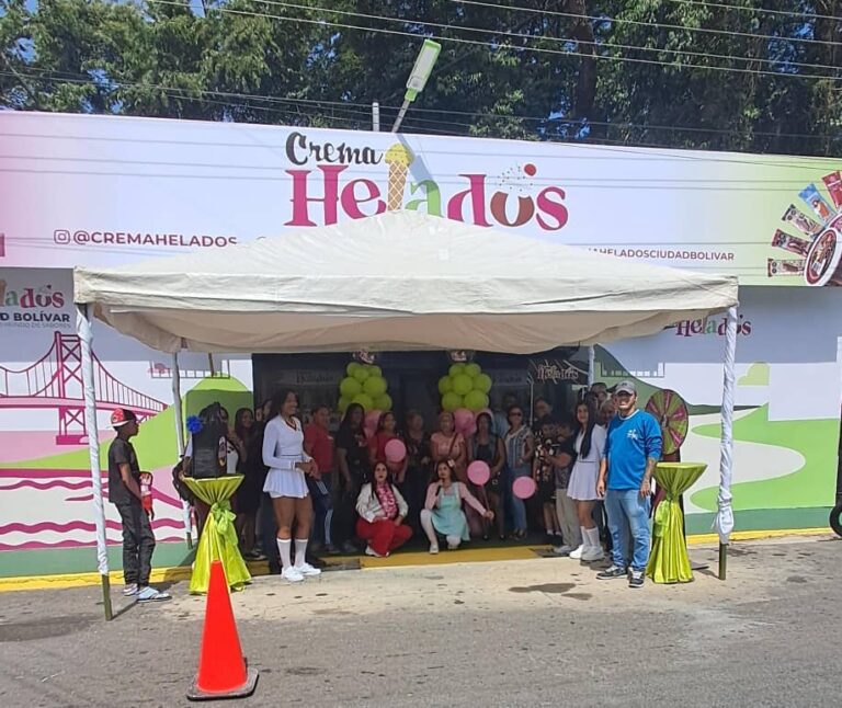 Continúa expansión geográfica de Crema Helados al inaugurar nueva franquicia en Ciudad Bolívar