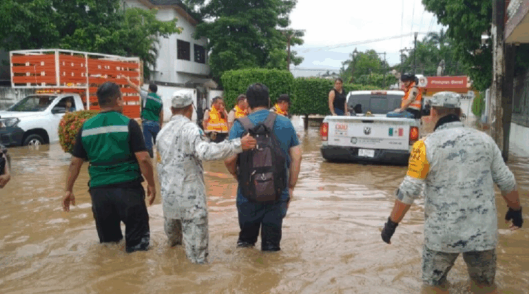 México confirma al menos 37 fallecidos y 117 municipios afectados por fuertes lluvias