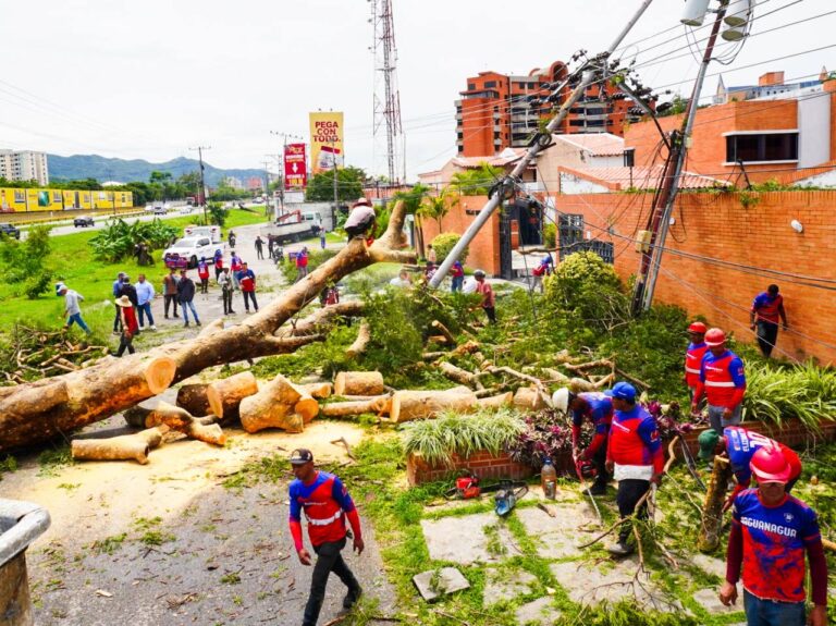 Alcaldía de Naguanagua atiende afectaciones ocasionadas por lluvias