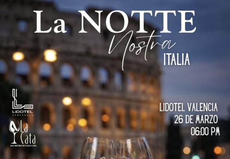 «La Notte Nostra» promete una travesía sensorial por lo mejor de Italia en Carabobo