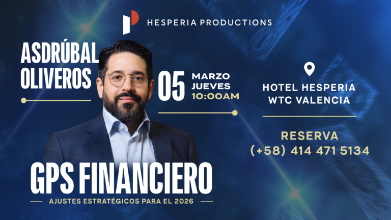 Asdrúbal Oliveros llega este 5 de marzo a Valencia con GPS Financiero