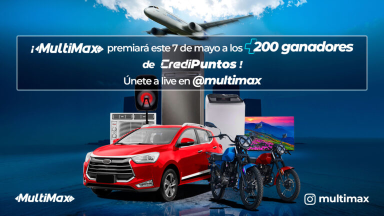 MultiMax se prepara para premiar a +200 ganadores con CrediPuntos este 7 de mayo