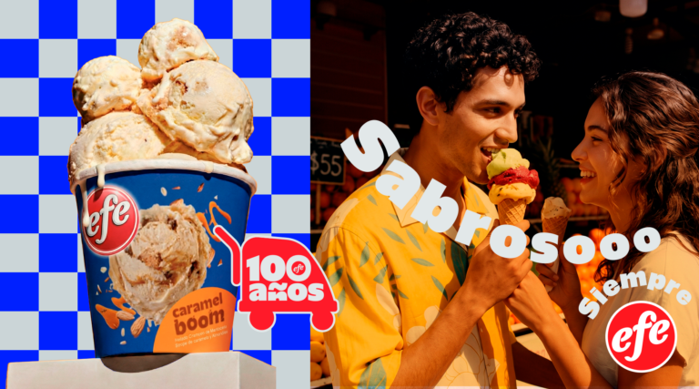 Efe celebra cien años siendo el helado de siempre