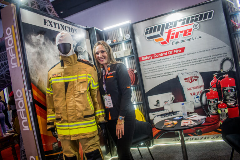 Con un traje para brigadistas American Fire marcó la pauta en seguridad de Expo Fedecámaras Carabobo