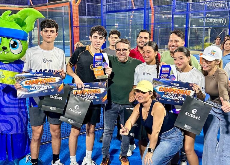 Gobernador Lacava premió a más de 120 deportistas con viaje a Margarita en Torneo Intercolegial de Pádel