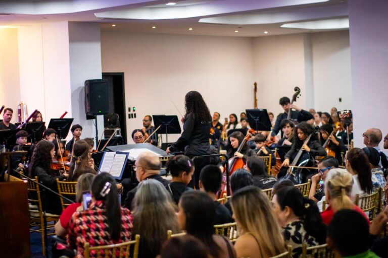 OSC y Academia Maestro José Calabrese derrocharon talento, magia e inclusión en el concierto «Música que abraza»