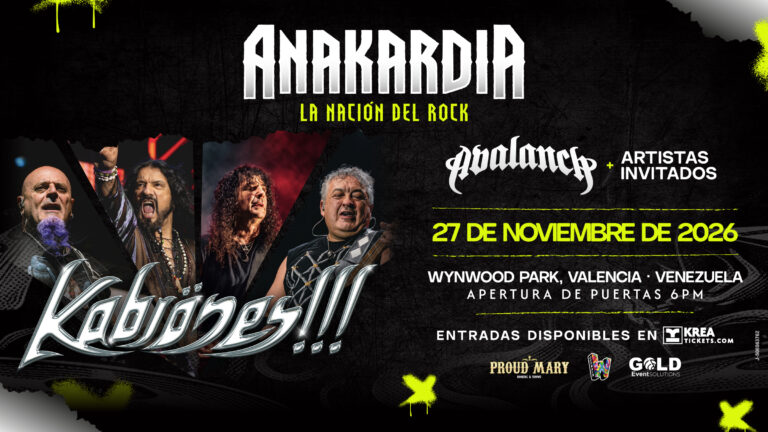 Festival “Anakardia” llega a Valencia este 27 de noviembre con la presentación de los ex “Mägo de Oz” y “Avalanch”